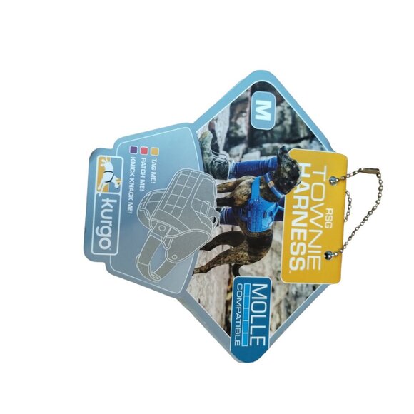 Kurgo RSG Townie Harness Size: Medium Blue and Charcoal Grey (New) - Picture 9 of 13